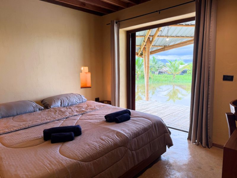 nscf bamboo hut bedroom