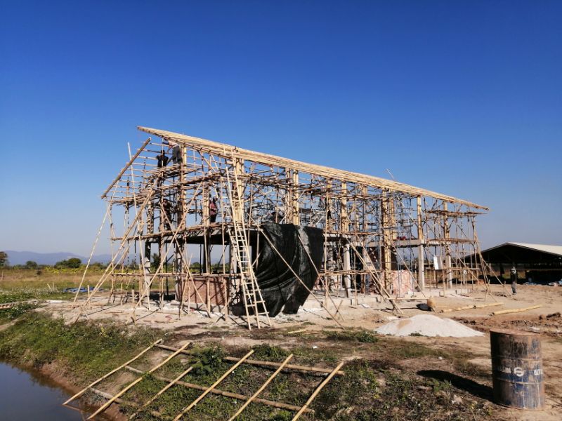 first building_family house 2019 farm house foundation build in 2019