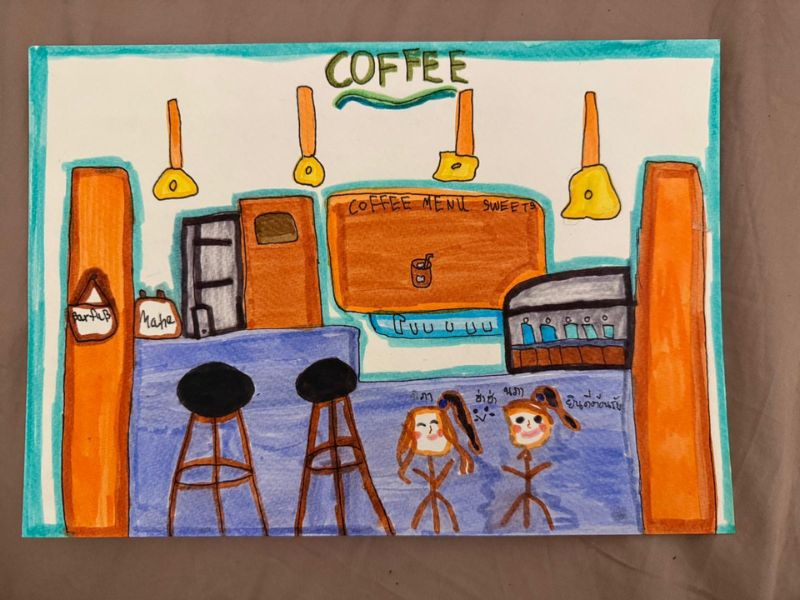 kids art coffee place